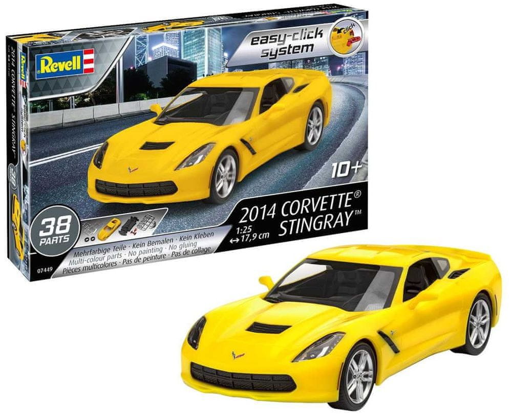 Levně Revell EasyClick auto 07449 - 2014 Corvette Stingray (1:25)