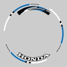 SEFIS sada barevných proužků EASY na kola Honda modrá