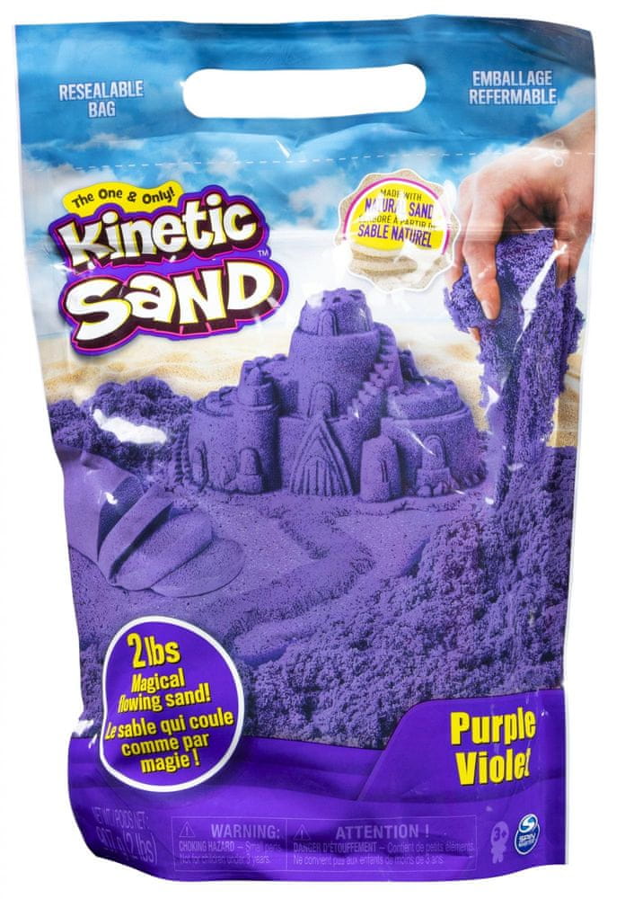 Kinetic Sand Balení fialového písku 0,9 kg