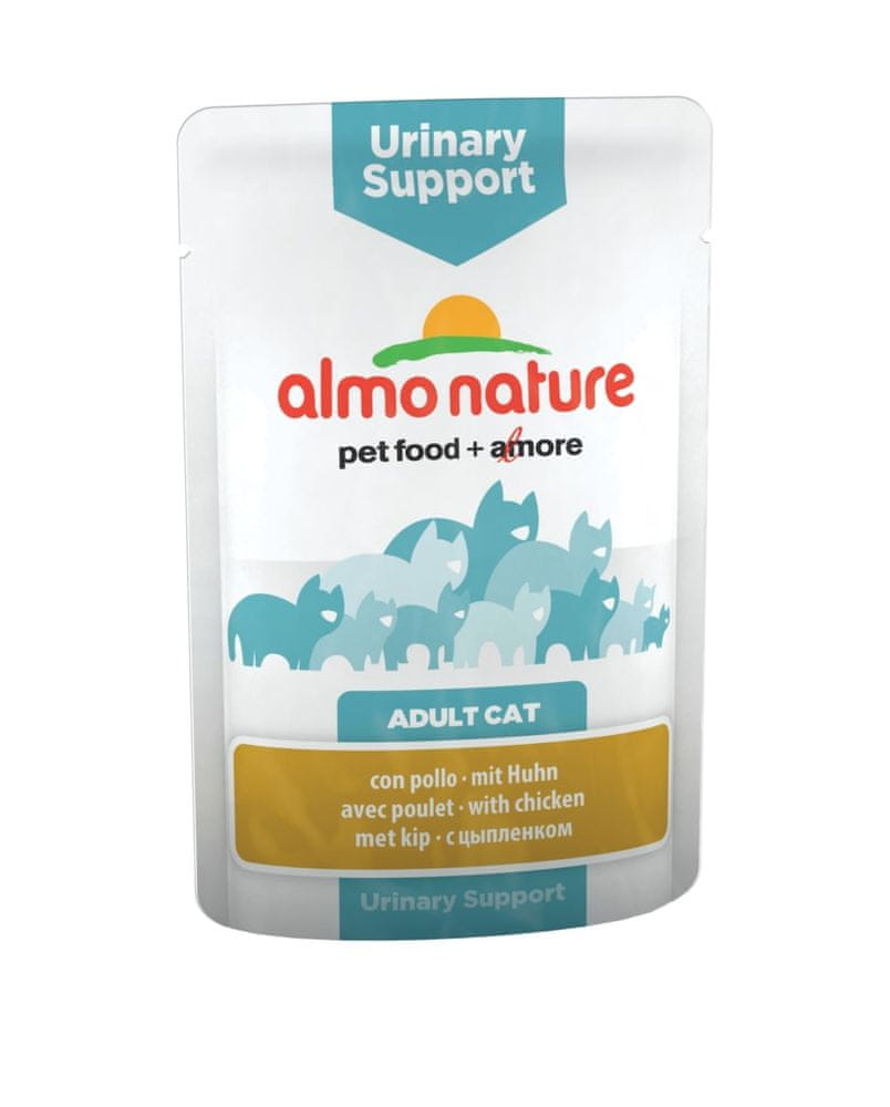 Levně Almo Nature Functional WET Urinary Support - kuře 12 x 70 g