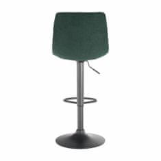 KONDELA Barová židle Lahela - zelená/černá