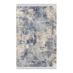 KONDELA Oboustranný koberec Gazan 120x180 cm - vzor / modrá