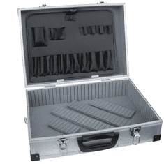 Dedra Hliníkový kufr 460x325x150 mm stříbrný - N0309