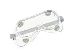 GEKO Ochranné brýle větrané s gumou na uchycení