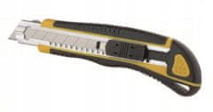 Dedra Nůž 18mm, 5 náhradních čepelí, pogumovaná rukojeť