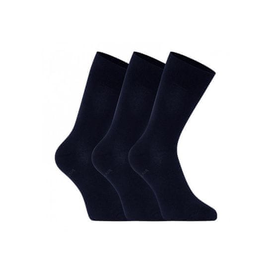 Lonka 3PACK ponožky tmavě modré (Bioban)