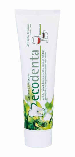 Ecodenta 100ml toothpaste whitening anti coffee & tobacco