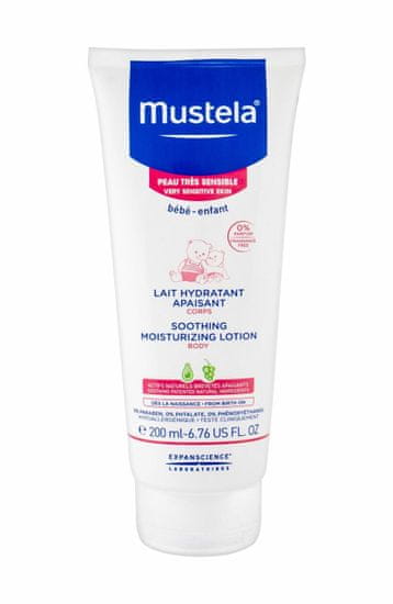 Mustela 200ml bébé soothing moisturizing body lotion