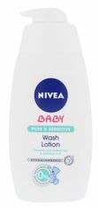 Nivea 500ml baby pure & sensitive wash lotion, čisticí gel