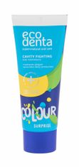 Ecodenta 75ml toothpaste cavity fighting colour surprise