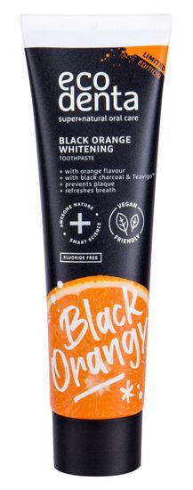Ecodenta 100ml toothpaste black orange whitening