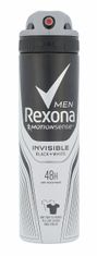 Rexona 150ml men invisible black + white 48h, antiperspirant