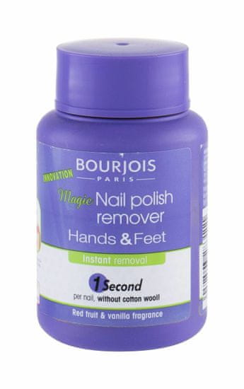 Bourjois Paris 75ml magic nail polish remover hands & feet,