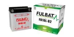 Fulbat baterie 12V, YB10L-A2, 11Ah, 130A, konvenční 135x90x145, FULBAT (vč. balení elektrolytu) 550556