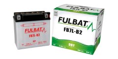 Fulbat Konvenční motocyklová baterie FULBAT FB7L-B2 (12N7-3B) (YB7L-B2) Včetně balení kyseliny 550595