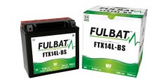 Fulbat baterie 12V, YTX14L-BS, 12,6Ah, 200A, bezúdržbová MF AGM 150x87x145 FULBAT (vč. balení elektrolytu) 550605