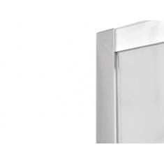 Besco Asymetrický sprchový kout MODERN 185 185 cm Chrom/Leštěný hliník (ALU) Univerzální Levé / Pravé Frost bezpečnostní sklo - 6 mm 100 cm 80 cm