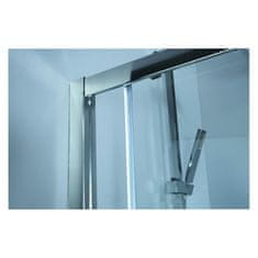 Hopa Sprchové dveře ESTRELA Pravé (DX) Chrom/Leštěný hliník (ALU) Čiré bezpečnostní sklo - 6 mm 120 cm