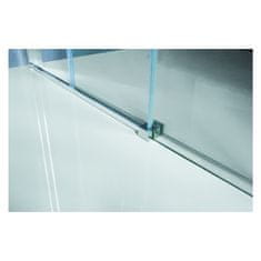 Hopa Sprchové dveře ESTRELA Pravé (DX) Chrom/Leštěný hliník (ALU) Čiré bezpečnostní sklo - 6 mm 130 cm