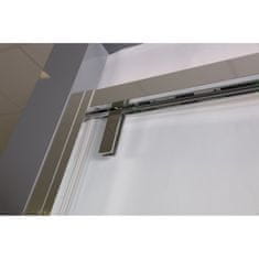 Hopa Sprchové dveře ADRA s tichým dovíráním Pravé (DX) Hliník leštěný Čiré bezpečnostní sklo - 8 mm 150 cm