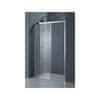 Sprchové dveře ESTRELA Pravé (DX) Chrom/Leštěný hliník (ALU) Čiré bezpečnostní sklo - 6 mm 140 cm