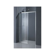 Hopa Sprchové dveře ESTRELA Levé (SX) Chrom/Leštěný hliník (ALU) Frost bezpečnostní sklo - 6 mm 120 cm