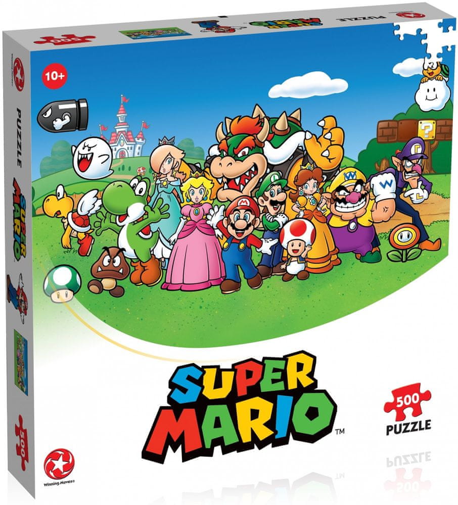 Levně Winning Moves Puzzle Mario a přátelé 500 dílků