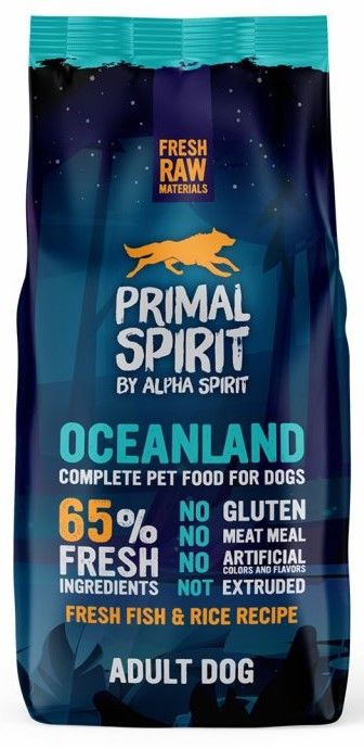 Levně Primal Spirit Dog 65% Oceanland 12 kg