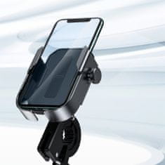 BASEUS Baseus držák telefonu na kolo na zrcátko na řídítka černý