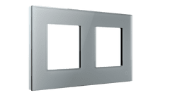 HEVOLTA Glasense skleněný 2-rámeček, Platinium Grey