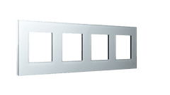 HEVOLTA Glasense skleněný 4-rámeček, Polarium White