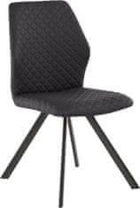 Danish Style Jídelní židle Versea (SET 2ks), černá