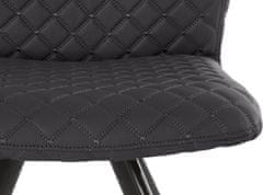 Danish Style Jídelní židle Versea (SET 2ks), černá