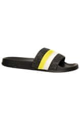 Michael Kors dámské pantofle černé s neon žlutou Velikost: EU 36