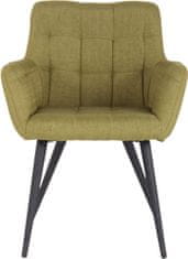 BHM Germany Jídelní židle Lyss, textil, zelená