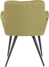 BHM Germany Jídelní židle Lyss, textil, zelená