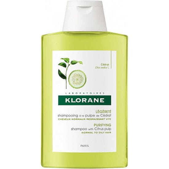 Klorane Šampon s citronem pro normální až mastné vlasy (Purifying Shampoo)