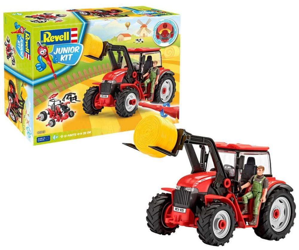 Revell Junior Kid 00815 Moderní traktor s farmářem 1:20