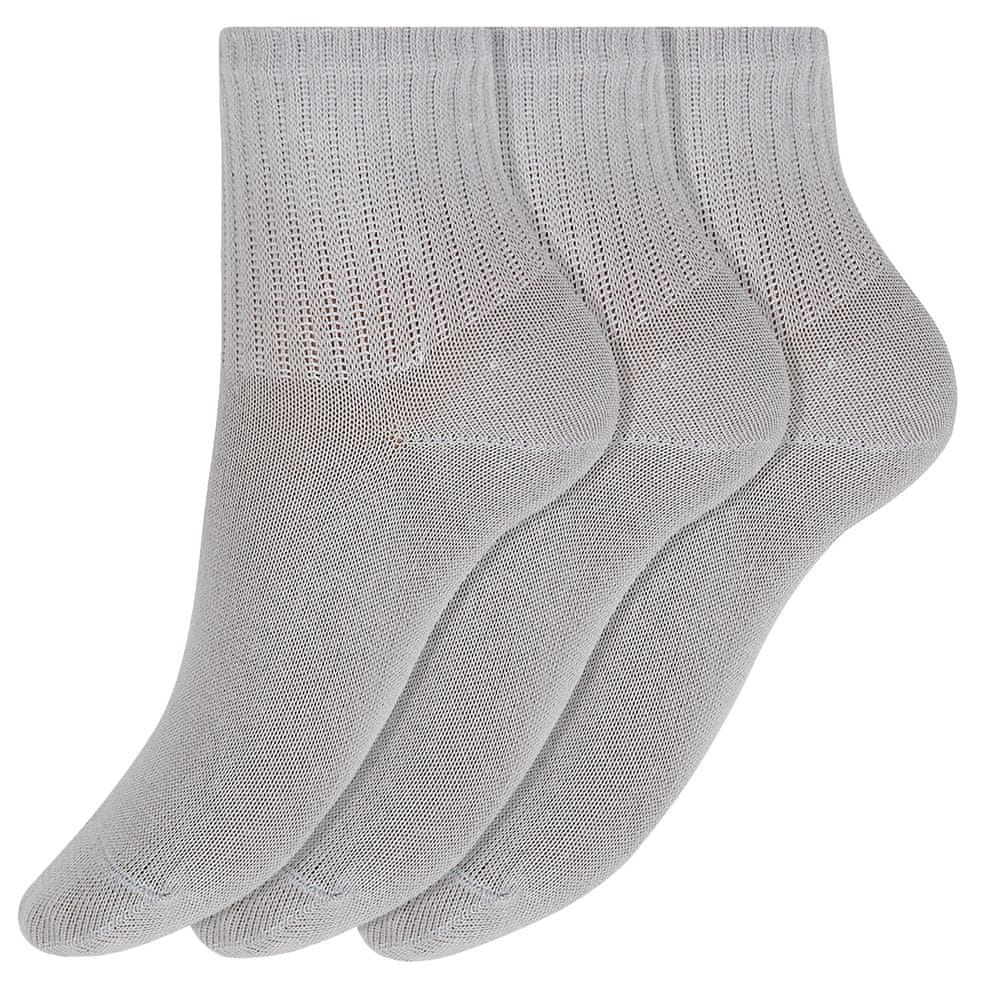 Garnamama 3pack dětských ponožek md118112_fm3 23 - 26 šedá