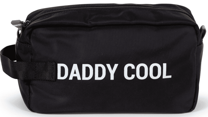Childhome Toaletní taška Daddy Cool Black White
