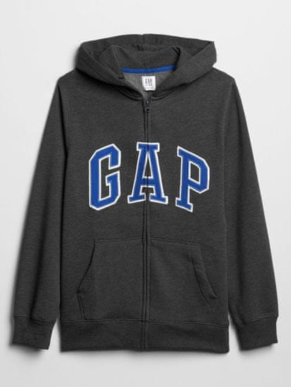Gap Dětská mikina Logo zip hoodie