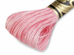 Kraftika 1ks candy pink vyšívací příze dmc mouliné spécial cotton