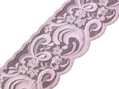 Kraftika 13.5m candy pink elastická krajka šíře 90mm