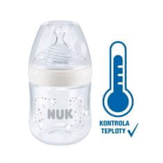 Nuk Kojenecká láhev Nature Sense s kontrolou teploty 150 ml bílá