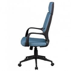 Bruxxi Kancelářská židle Techline, textilní potahovina, modrá