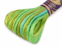 Kraftika 1ks jasmine green vyšívací příze dmc mouliné color