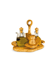 Arte Legno Set na olej, ocet, sůl a pepř 19 x 21 x 17 cm