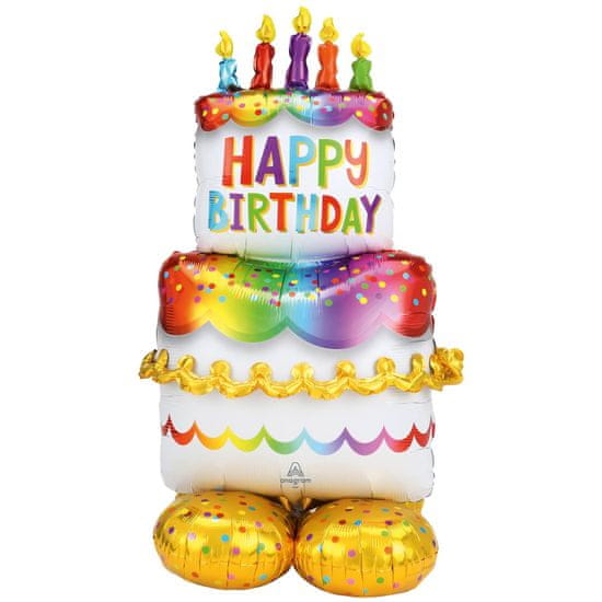 Amscan Fóliový balónek obří dort 1,27m