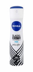 Nivea 150ml black & white invisible pure 48h, antiperspirant
