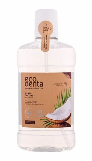 Ecodenta 500ml organic minty coconut, ústní voda